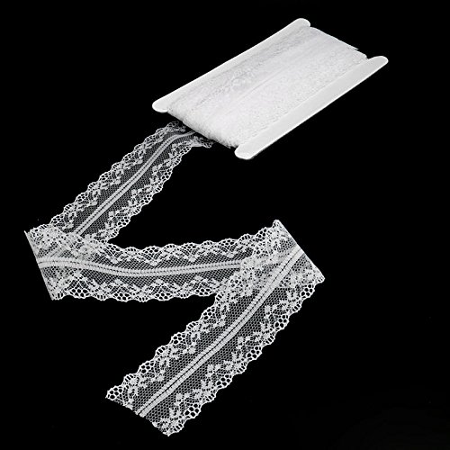 G2PLUS 10 M Vintage Spitzenbordüre Spitzenband Perfekt für Dekoband Handwerk Hochzeit Haus Dekor
