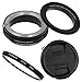 Price comparison product image Fotodiox RB2A 55MM Macro Reverse Ring Kit with G and DX Type Lens Aperture Control, 52MM Lens Cap and 52MM UV Protector Fits Nikon