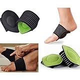 DEALBOX 2 Foot Heel Pain Relief Plantar Fasciitis Insole Pad& Arch Support Shoes Insert