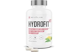 HYDROFIT HT | Detox Minceur Puissant | Draineur Naturel Anti-Cellulite et Rétention d’eau | Complexe de 7 Plantes Diurétiques et Dépuratives + Caféine | 120 Gélules Vegan pour Homme et Femme | Eiyolab