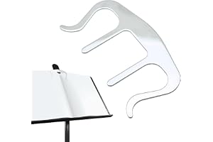 Bokklämma Sidhållare | Musik Sidhållare Bokmärke | Bärbar bokklämma | sidhållare för notställ, piano, bok, keyboard, musiker Onlynery