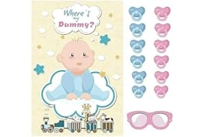 Happium - Pin The Dummy On The Baby Spiel für 24 Spieler Baby Shower Fun Game