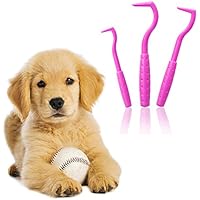 MyHappyPet Zeckenhaken Zeckenzange by Verschiedene Haken für alle Zecken-Größen | Schonende Zeckenentfernung in Sekunden | GRATIS E-Book: Coole Tricks für clevere Dogs | 3-Set