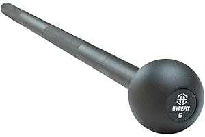 HYPEFIT Macebell 2.5-15 KG | Martillo de Entrenamiento Crossfit y Fitness | Maza de Entrenamiento Ancestral Hindú para Trabajar Estabilidad del Core, Fuerza de Agarre y Rotación Swing 360º y 300º…