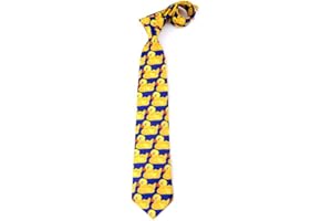 qiuxiaoaa Männer Frauen Lustige gelbe Ente Gedruckte Krawatte Imitation Seide Cosplay Party Business Anzug Krawatten Krawatte Show Hochzeit Zubehör Spaß Krawatte Imitation Seide