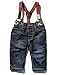 M&Co Baby Boys Jeans With Braces Denim 2/3 Yr