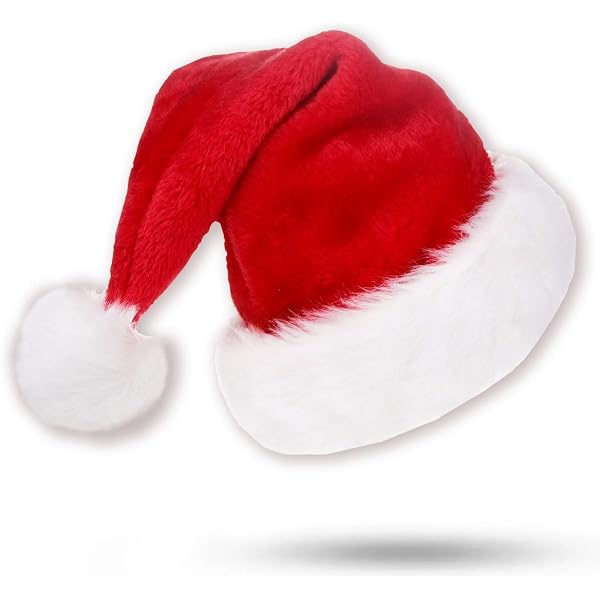 LOVICVKE Bonnet Noel 10 Pièces,noël Chapeau De Noël Unisexe En Velours