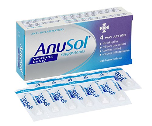 Anusol Soothing Relief Suppositories, Pack of 12