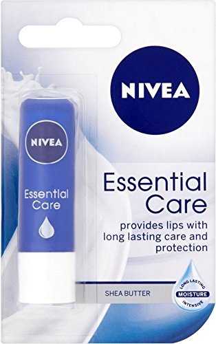Nivea Essential Care Lip Balm 4.8g x 3 Packs