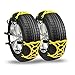 Produktbild Schneeketten, Automotive Snow Tire Ketten rutschsicheren Schneeketten für Auto Reifen [Set von 6 PCS]