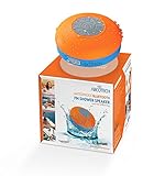 [New Arrival] Abco Tech Water Resistant Bluetooth Shower Speaker + FM Radio &amp; Handsfree speakerphone - - Compatible with all Bluetooth Devices, iPhone 5 Siri and All Android devices ★★ Charges via Micro USB ★★ (Electronics)