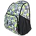 Damero Eco Travel Backpack Nappy Changing Bag with Insulated Bottle Pocket and Changing Pad(Green Dots)
