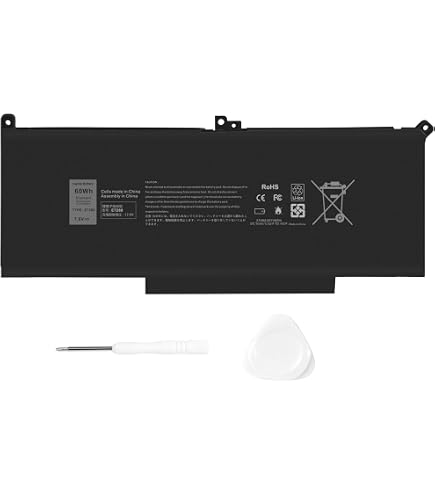 ARyee Batteria 7800mAh 11.1V Per Dell Latitude Serie E5420 E5520 E6420 E6430 - 9 Celle, Sostitutiva