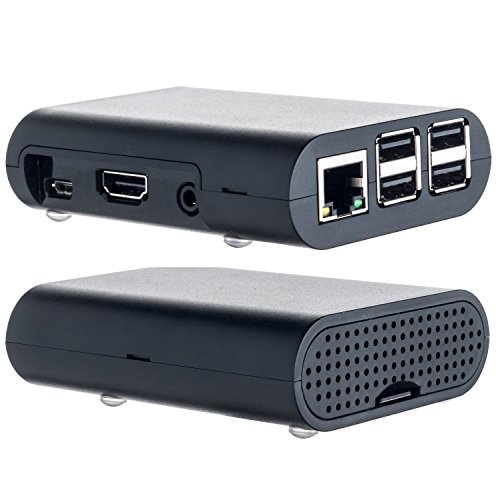 Doppelpack: 2x Electronic Alps Premium Gehäuse SET für Raspberry Pi 3 mit Videokurs und Gummifüßen | auch für Raspberry Pi 2 Modell B - 4