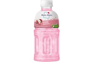 6 Bottiglie Lychee Mogu Mogu Bottiglia da 320 ml Asian Food