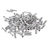 100x Bicycle Bike Shifter Brake Cable Tips Caps End Crimp Silver