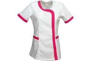 Fratelli ditalia - Blouse de Travail pour Femme, esthéticienne, Massage, Salon de Coiffure, école Maternelle