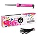 HerStyler Professional Baby Curling Wand Hair Curler 9mm – 18mm for Perfect Baby Curls (Pink)