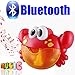 Produktbild Vovotrade Bubble Machine für Kinder Automatische Auslauf Bad Bubble Blower mit Musik - Krabbe Frosch Baby Bubble Machine Song Bad Spielzeug für Baby Durable Einfach Zu Bedienen (Bluetooth Type)