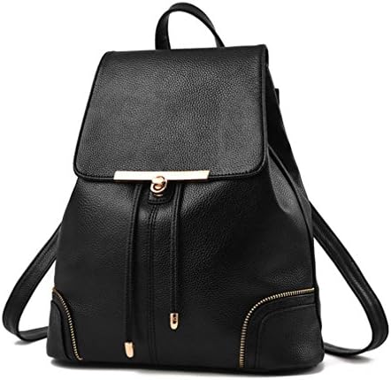 Alidier New Brand and High Quality 2017 New College School Laptop Backpack -Straps Reinforced Black