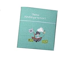 Portfolio, Sammelordner für z.B. Kindergarten, Kindergartenordner mit großer Stickerei