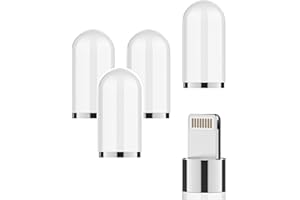 zoyuzan Apple Pencil Cap 1st Generation Caps Accessories(4 Pack) ipencil Top Magnetic Adapter Replacement Accessory Compatible for Ipad Pro Air Tablet First Gen Pen Stylus Pecil 12.9 9th Ipad