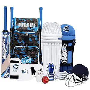 CW Tournament Cricket Training Kit Right & Left Hand Full Cricket Kit for Girls & Boys Cricket Kit with All Things in Backpack Kit Bag No Wheels