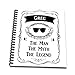 Produktbild 3dRose greg-The Man The Myth The Legend Namen Persönlichen Geschenk Zeichnen Buch, 10,2 x 10,2 cm