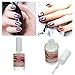 yibeier 15ml Adhesive Nail Art Glitter Glue For Foil Sticker Nail Transfer Tips