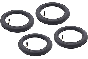 P4B | 4 mangueras de 10 pulgadas – ángulo de válvula de 90° | Manguera sin costuras | calentada | mezcla especial de butyl | 10 x 2,0 | 54-152 | AV 40 mm | neumáticos para cochecito | manguera de