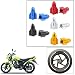 Vheelocityin Bullet Shape Multicolor Tyre Valve Cap (set of 2) For Suzuki Hayate RS.99.00