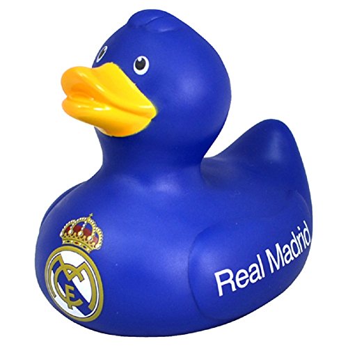 Bade-Ente / Badewannen-Ente / Gummi-Ente mit Real Madrid CF Logo
