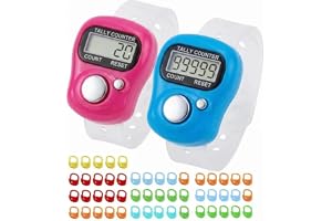 2 Stück Digitaler Fingerzähler Digital Finger Counter Elektronischer Clicker