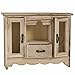 French Vanilla Spa Bath Gift Set in Natural Wood Curio
