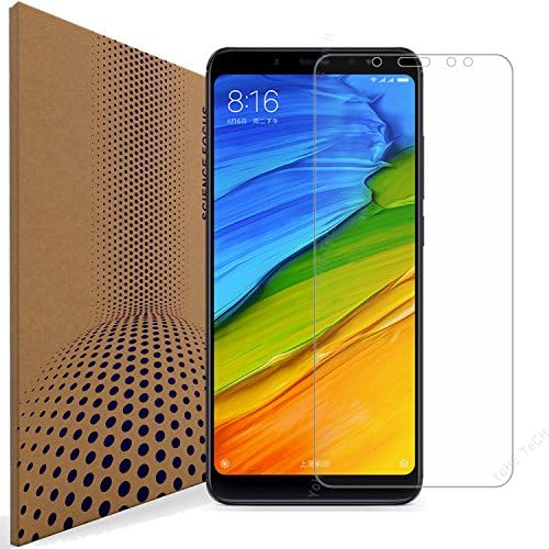 VLP XiaoMi RedMi Note 5 Pro Glass Screen Protector, Smooth 2.5D Edge 9H Hardness Anti Scratch Fingerprint Resistant 98% Clarity Tempered Glass Screen Protectors for XiaoMi RedMi Note 5 Pro