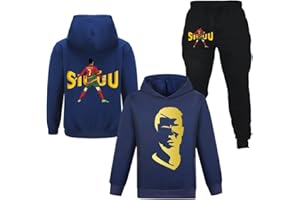 FORLCOOL NO.7 Football Training Casual Hoodies and Pants 2Pcs Sets NO.7 Football Kit Kids Tracksuits Sets