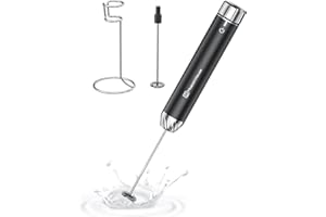 Maestri House Mousseur à Lait Rechargeable, Réglage de la Vitesse en Continu, Mousseur a Lait Café au Latte Premium électrique, Cappuccino au Chocolat Chaud Matcha