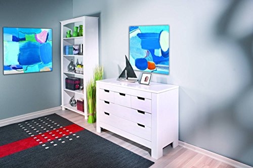 Interlink Balthasar Chest 5-Drawers Pine, White