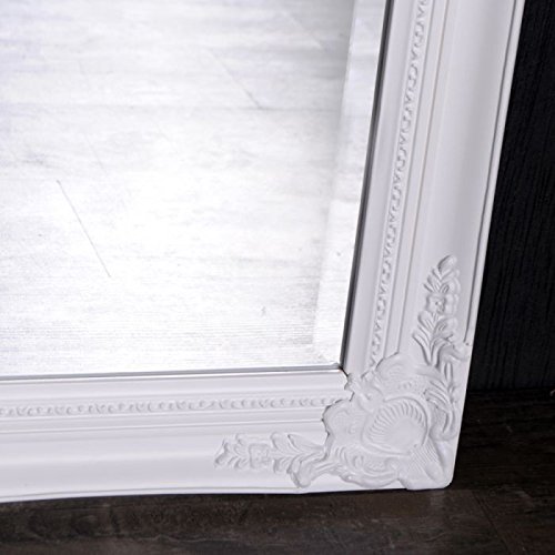 Wandspiegel barock weiss pur Design Spiegel pompös Holzrahmen LEANDOS 180x70cm - 6