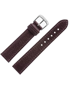 Uhrenarmband 18mm Bio Leder braun - MADE IN GERMANY - Ersatzband hergestellt aus BIOLEDER, biologisch verarbeitet...