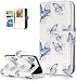 Produktbild Roreikes Samsung Galaxy A5 (2016) A510F Hülle, Galaxy A5 (2016) A510F Case, Hülle Muster Blume Strap Wallet Cover Tasche Bunte Retro PU Leder Flip Case Handytasche Muster Schutz Hüllen im Bookstyle Handyhülle Ledertasche mit Stand mit Neun Funktion Kartenfächer Magnetverschluss Magnet Etui Schale Schutzhüllen für Samsung Galaxy A5 (2016) A510F