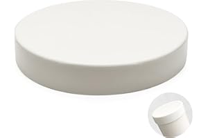 KALEXION Rohrstopfen Lüftungsrohr Abdeckung für Lüftungsrohr DN100 - Muffenstopfen Rohrabdeckung Federdeckel 100mm Ideal für Zum Verschluss von Drainagerohr Abflussrohr, Rohr Deckel Weiß für PVC Rohr 100mm