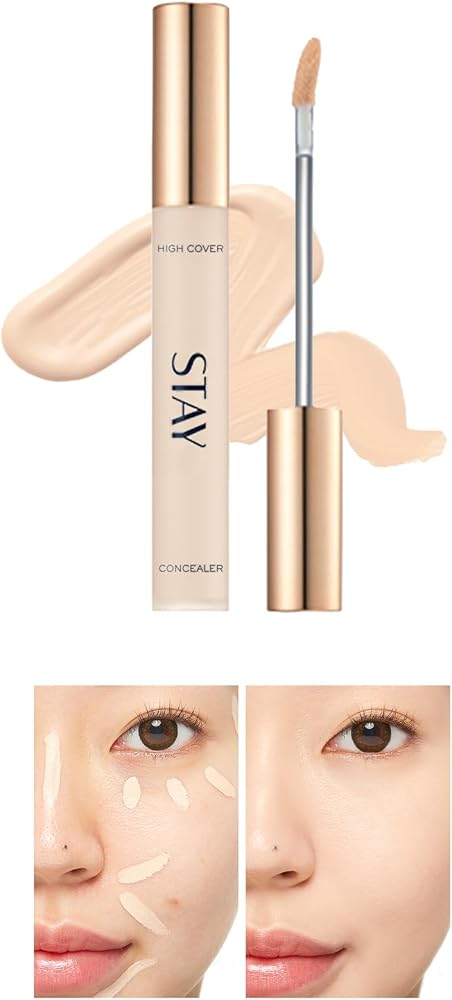 MISSHA İnce Dokulu Pürüzsüz Görünüm Sağlayan Concealer Stay Tip Concealer High Cover 21P(Fair)