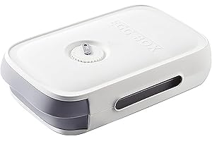 SUPGOMAX Eierhalter, Eieraufbewahrungsbox, Eierbox mit Schublade, Stapelbarer Eierhalter, Automatische Eierbox, Mehrzweck-Eierbox für Kühlschrank Küche