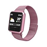 Fitness Tracker für Kinder,Bluetooth Farbdisplay Blutsauerstoff Blutdruckmessgerät/Pulsmesser Sportaktivität Smart Armband Schrittzähler Uhr Anruf SMS SNS für iPhone Samsung Huawei Xiaomi HTC Sony