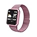 Produktbild Damen Healthy Smartwatch,Miya Wasserdicht IP68 Smart Watch Fitness Armband mit Pulsmesser Sport Uhr Smartwatch,Blutdruck,Pulsuhren,Schrittzähler Uhr für Android iPhone Erwachsene Kinder (Rotgold)