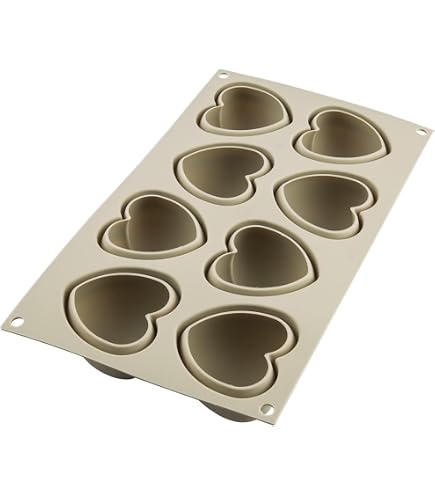 Silikomart Madeleine-Form – 9 Portionen, Antihaftbeschichtet, Aus Platin-Silikon