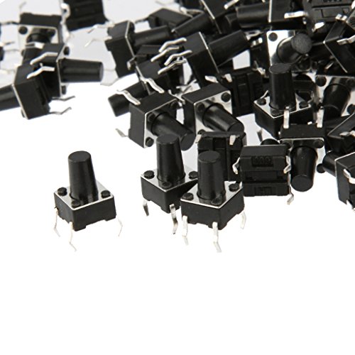 100pcs Tactile Push Button Switch Taktschalter Micro Switch 6x6x9mm - 3