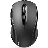 TECKNET Bluetooth Wireless Mouse (BT5.0+2.4G), Silent Mouse, 4000DPI | Multi-device, Ambidextrous Use, 5 Adjustable DPI Level
