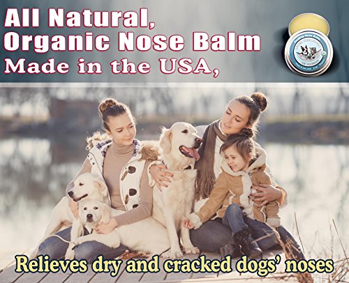 Over-The-Moon-Pet-Products-Organic-Dog-Nose-Balm-Unscented-Repairs-Cracking-Dry-Dog-Noses-2-Oz